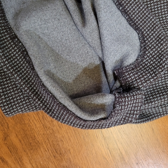 J Jill Ponte size Med Petite short dress tunic knit shift. Gray green and black - Picture 8 of 10